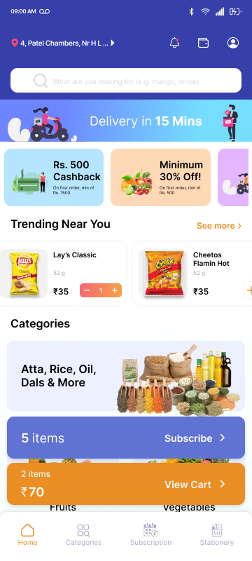 Fasto — Grocery home